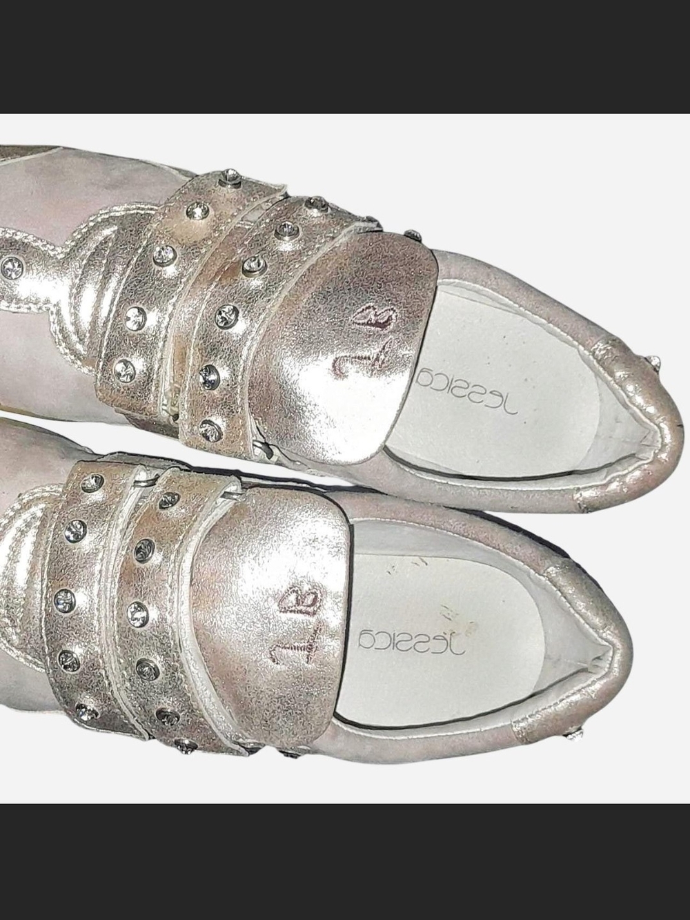 Jessica Bennett Leather Studded Pink Women’s Casual Sneakers